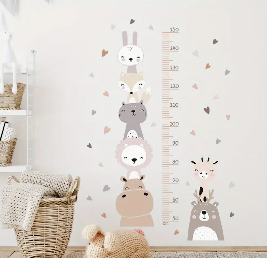 Height Chart Wall Stickers