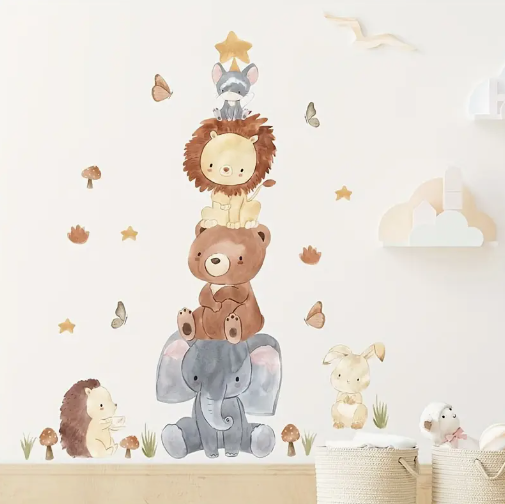 Cute Animal Wall Stickers