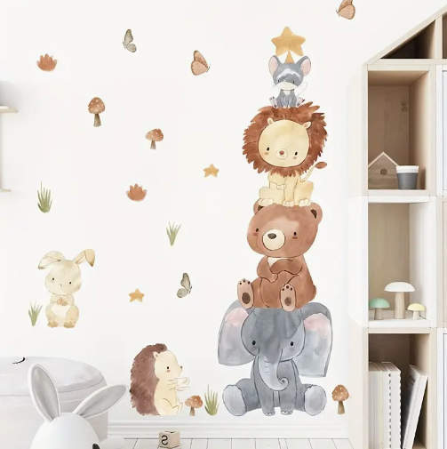 Cute Animal Wall Stickers