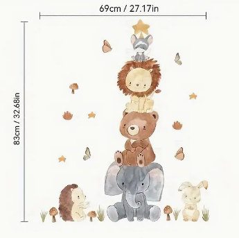 Cute Animal Wall Stickers