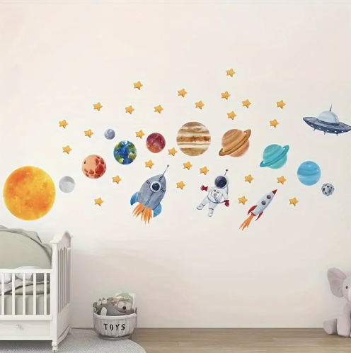 Space Theme Stickers