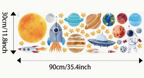 Space Theme Stickers