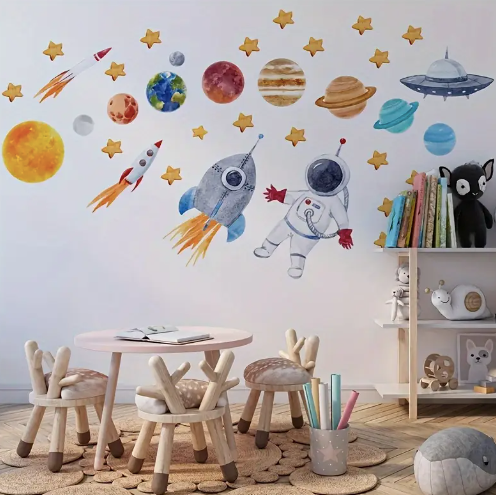 Space Theme Stickers