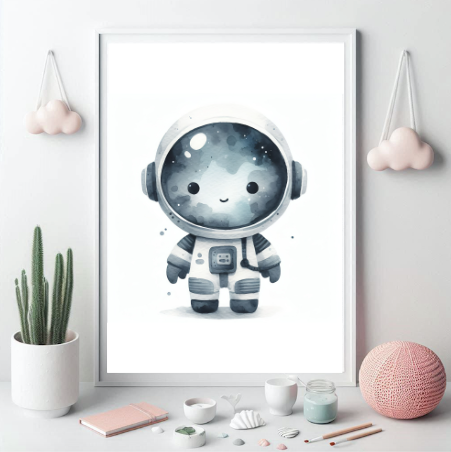 Unframed Cosmonaut Print