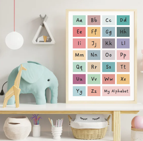 Unframed print Alphabet