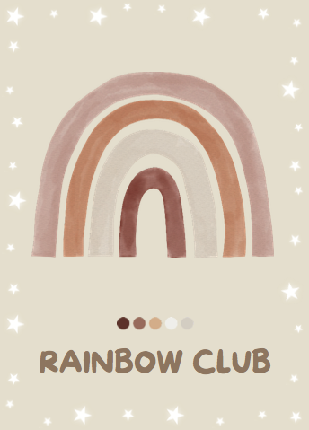 Unframed print "Rainbow Club"