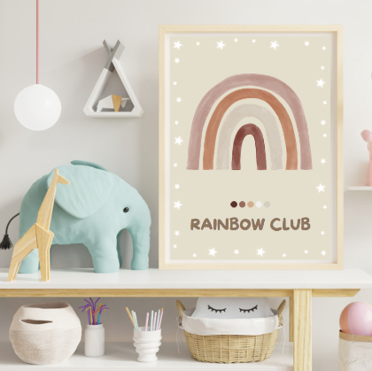 Unframed print "Rainbow Club"